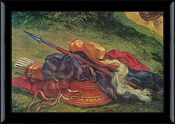 Картина в раме - Wandgemalde fur Saint-Sulpice in Paris, Kapelle der Heiligen Engel (Szene). Эжен Делакруа Картина в раме - Wandgemalde fur Saint-Sulpice in Paris, Kapelle der Heiligen Engel (Szene). Эжен Делакруа