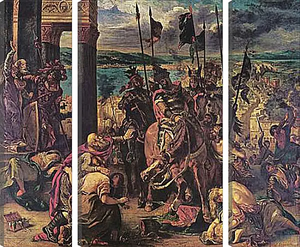 Модульная картина - The Entry of the Crusaders into Constantinople. Эжен Делакруа Модульная картина - The Entry of the Crusaders into Constantinople. Эжен Делакруа