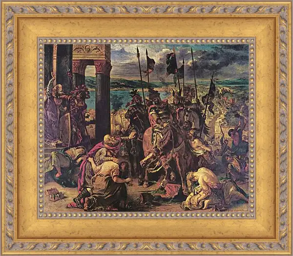 Картина в раме - The Entry of the Crusaders into Constantinople. Эжен Делакруа Картина в раме - The Entry of the Crusaders into Constantinople. Эжен Делакруа