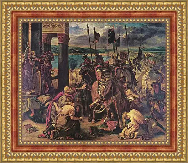 Картина в раме - The Entry of the Crusaders into Constantinople. Эжен Делакруа Картина в раме - The Entry of the Crusaders into Constantinople. Эжен Делакруа