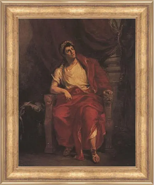 Картина в раме - Talma als Nero in Britannicus. Эжен Делакруа Картина в раме - Talma als Nero in Britannicus. Эжен Делакруа