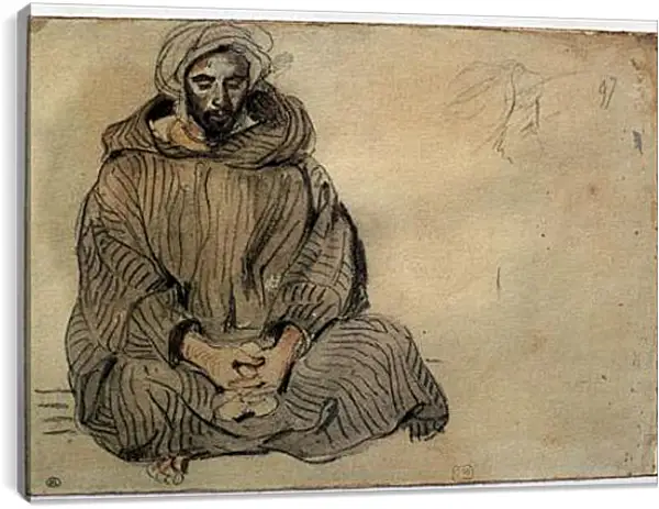 Постер на подрамнике - Sketchbook. Эжен Делакруа Постер на подрамнике - Sketchbook. Эжен Делакруа