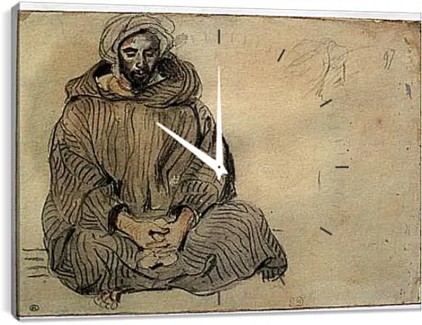 Часы картина - Sketchbook. Эжен Делакруа Часы картина - Sketchbook. Эжен Делакруа
