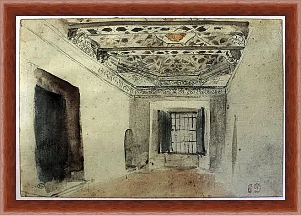 Картина в раме - Sketchbook. Эжен Делакруа Картина в раме - Sketchbook. Эжен Делакруа