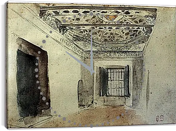 Часы картина - Sketchbook. Эжен Делакруа Часы картина - Sketchbook. Эжен Делакруа