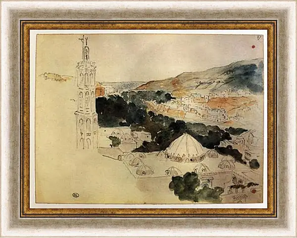 Картина в раме - Sketchbook. Эжен Делакруа Картина в раме - Sketchbook. Эжен Делакруа
