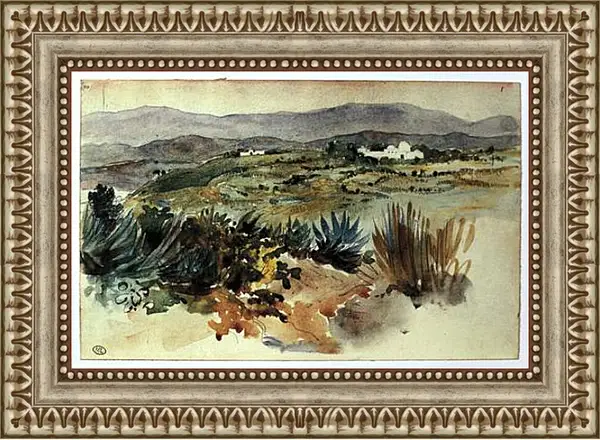 Картина в раме - Sketchbook. Эжен Делакруа Картина в раме - Sketchbook. Эжен Делакруа