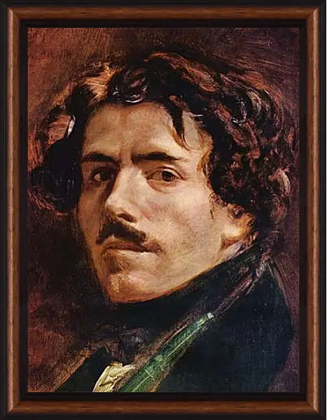 Картина в раме - Selbstportrat (Detail). Эжен Делакруа Картина в раме - Selbstportrat (Detail). Эжен Делакруа