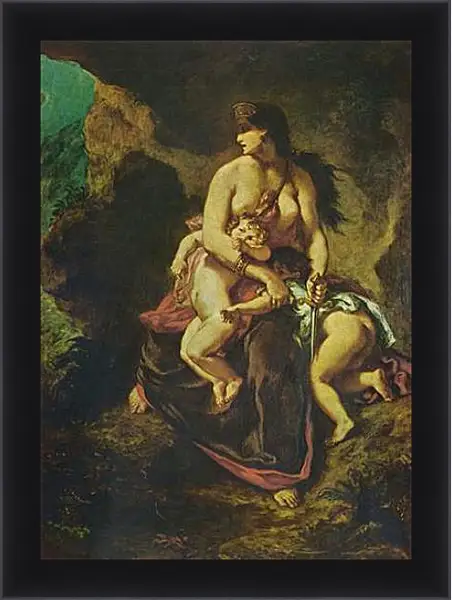 Картина в раме - Medea. Эжен Делакруа Картина в раме - Medea. Эжен Делакруа