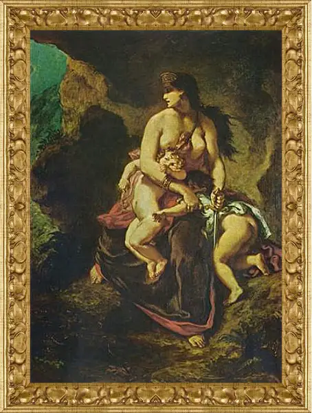 Картина в раме - Medea. Эжен Делакруа Картина в раме - Medea. Эжен Делакруа