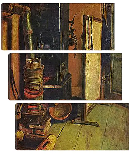 Модульная картина - Eine Ecke des Ateliers. Эжен Делакруа Модульная картина - Eine Ecke des Ateliers. Эжен Делакруа