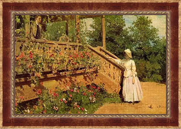 Картина в раме - Настурции. Коровин Константин Картина в раме - Настурции. Коровин Константин