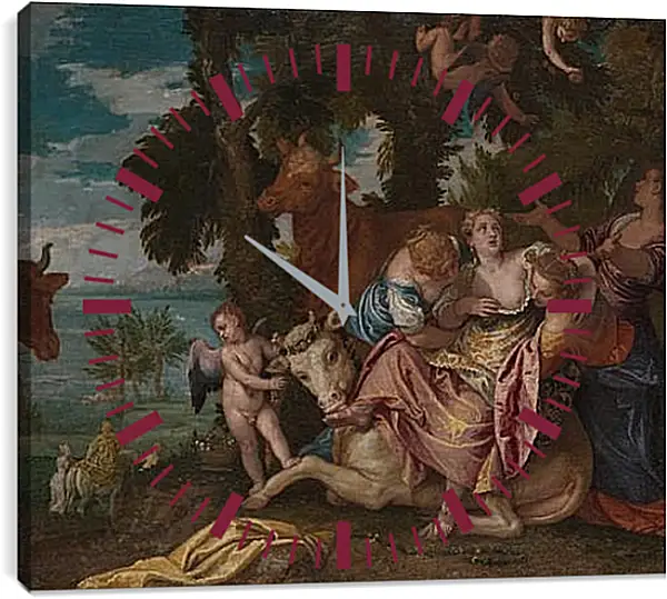 Часы картина - The Rape of Europa. Паоло Веронезе Часы картина - The Rape of Europa. Паоло Веронезе