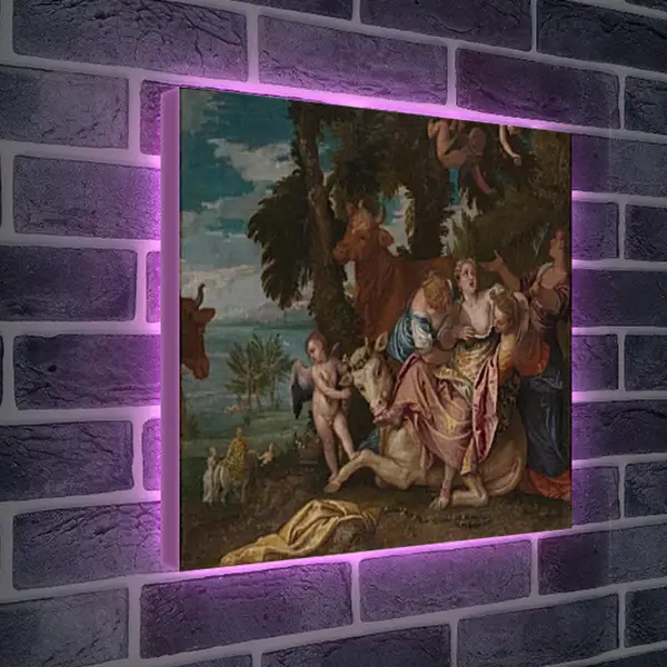 Лайтбокс световая панель - The Rape of Europa. Паоло Веронезе Лайтбокс световая панель - The Rape of Europa. Паоло Веронезе