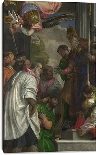 Постер на подрамнике - The Consecration of Saint Nicholas. Паоло Веронезе Постер на подрамнике - The Consecration of Saint Nicholas. Паоло Веронезе
