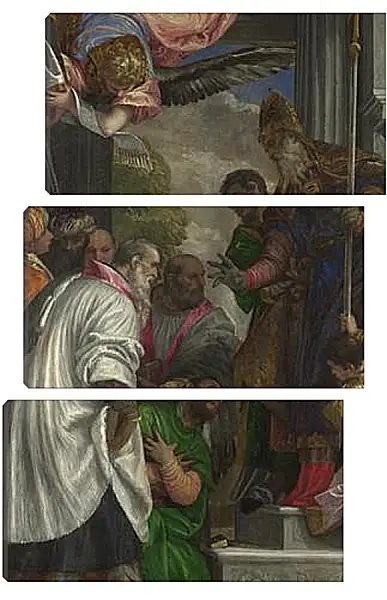 Модульная картина - The Consecration of Saint Nicholas. Паоло Веронезе Модульная картина - The Consecration of Saint Nicholas. Паоло Веронезе