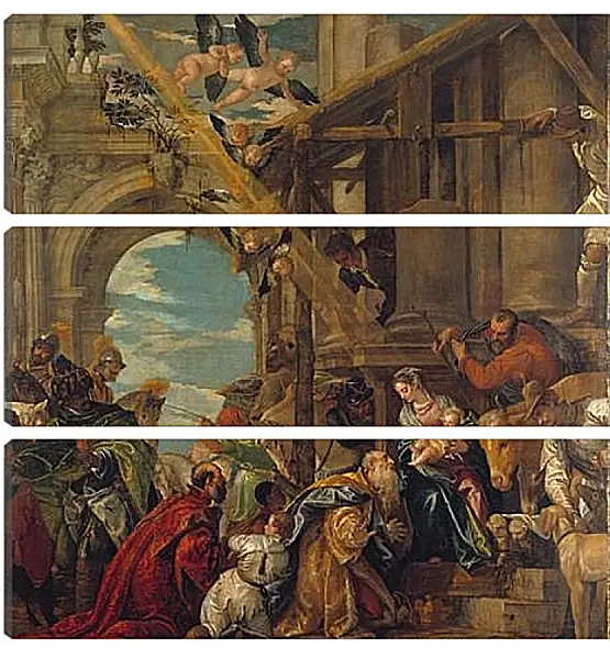 Модульная картина - The Adoration of the Kings. Паоло Веронезе Модульная картина - The Adoration of the Kings. Паоло Веронезе