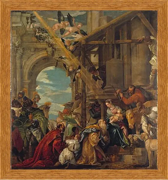 Картина в раме - The Adoration of the Kings. Паоло Веронезе Картина в раме - The Adoration of the Kings. Паоло Веронезе