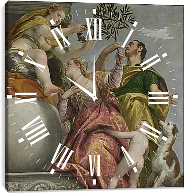 Часы картина - Happy Union. Паоло Веронезе Часы картина - Happy Union. Паоло Веронезе