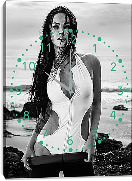 Часы картина - Меган Фокс (Megan Fox) Часы картина - Меган Фокс (Megan Fox)