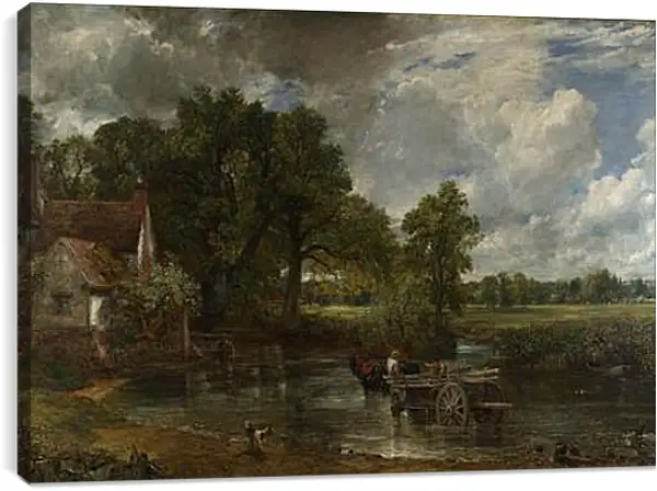 Постер на подрамнике - The Hay Wain. Джон Констебл Постер на подрамнике - The Hay Wain. Джон Констебл