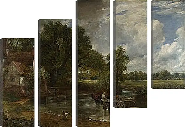 Модульная картина - The Hay Wain. Джон Констебл Модульная картина - The Hay Wain. Джон Констебл