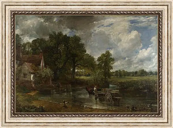 Картина в раме - The Hay Wain. Джон Констебл Картина в раме - The Hay Wain. Джон Констебл