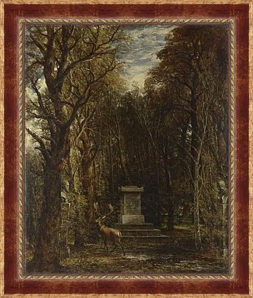 Картина в раме - Cenotaph to the Memory of Sir Joshua Reynolds. Джон Констебл Картина в раме - Cenotaph to the Memory of Sir Joshua Reynolds. Джон Констебл