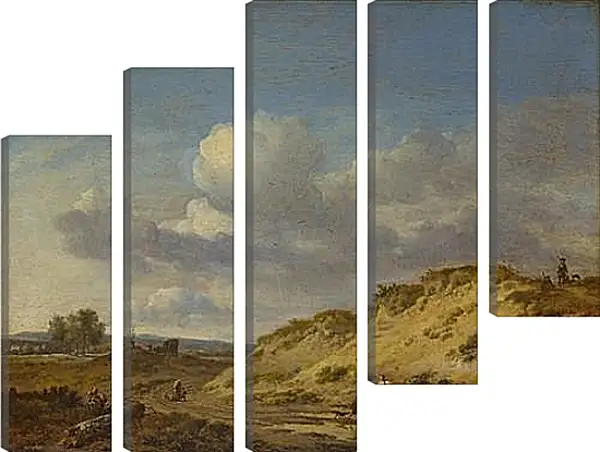 Модульная картина - Peasants driving Cattle and Sheep. Ян Вейнантс Модульная картина - Peasants driving Cattle and Sheep. Ян Вейнантс