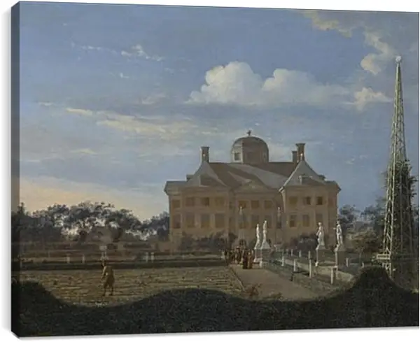 Постер на подрамнике - The Huis ten Bosch at The Hague. Ян Ван дер Хейден Постер на подрамнике - The Huis ten Bosch at The Hague. Ян Ван дер Хейден