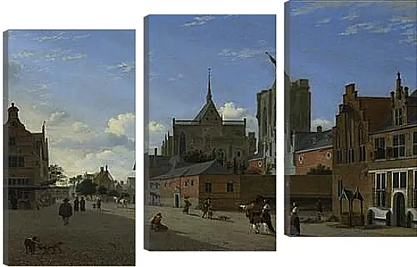 Модульная картина - A View in Cologne. Ян Ван дер Хейден Модульная картина - A View in Cologne. Ян Ван дер Хейден