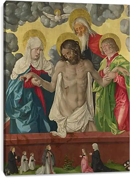 Постер на подрамнике - The Trinity and Mystic Pieta. Ханс Бальдунг Постер на подрамнике - The Trinity and Mystic Pieta. Ханс Бальдунг