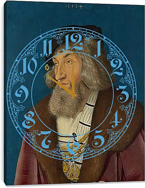 Часы картина - Portrait of a Man. Ханс Бальдунг Часы картина - Portrait of a Man. Ханс Бальдунг