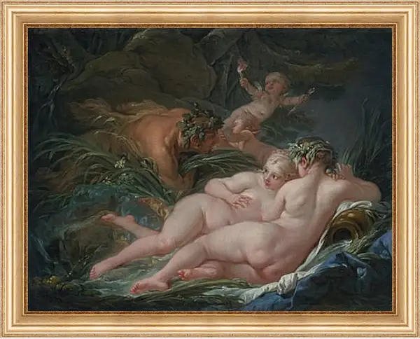 Картина в раме - Pan and Syrinx. Франсуа Буше Картина в раме - Pan and Syrinx. Франсуа Буше