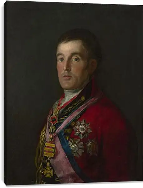 Постер на подрамнике - The Duke of Wellington. Франсиско Гойя Постер на подрамнике - The Duke of Wellington. Франсиско Гойя