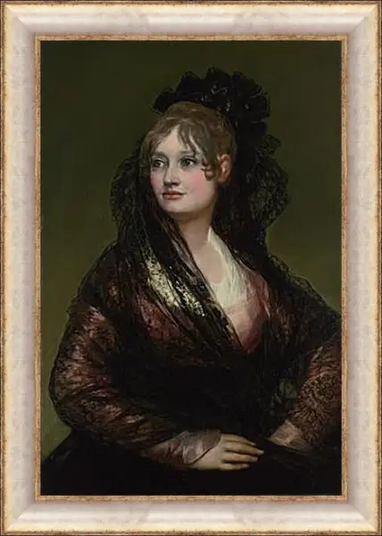 Картина в раме - Dona Isabel de Porcel. Франсиско Гойя Картина в раме - Dona Isabel de Porcel. Франсиско Гойя