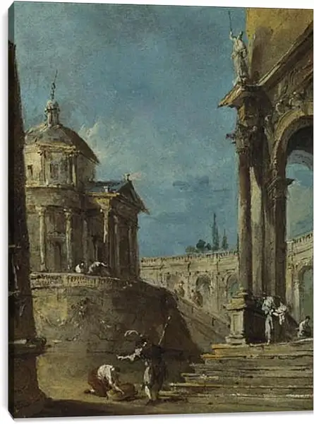 Постер на подрамнике - An Architectural Caprice (1) Франческо Гварди Постер на подрамнике - An Architectural Caprice (1) Франческо Гварди