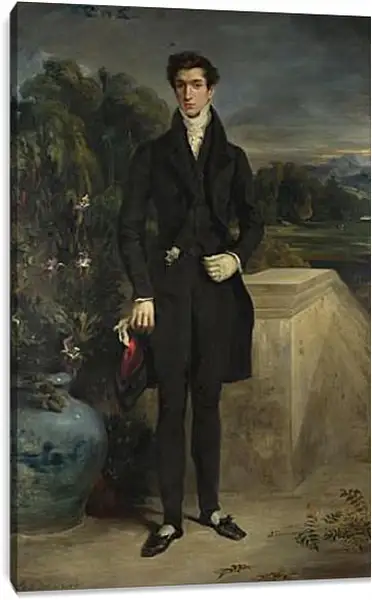 Постер на подрамнике - Louis-Auguste Schwiter. Эжен Делакруа Постер на подрамнике - Louis-Auguste Schwiter. Эжен Делакруа