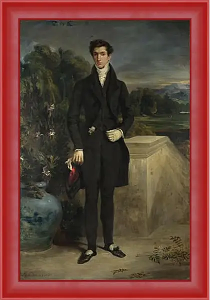 Картина в раме - Louis-Auguste Schwiter. Эжен Делакруа Картина в раме - Louis-Auguste Schwiter. Эжен Делакруа