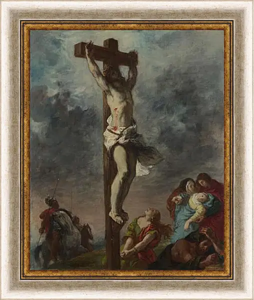 Картина в раме - Christ on the Cross. Эжен Делакруа Картина в раме - Christ on the Cross. Эжен Делакруа