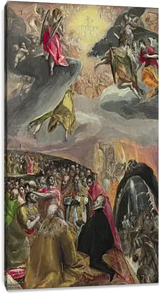 Постер на подрамнике - The Adoration of the Name of Jesus. Эль Греко Постер на подрамнике - The Adoration of the Name of Jesus. Эль Греко