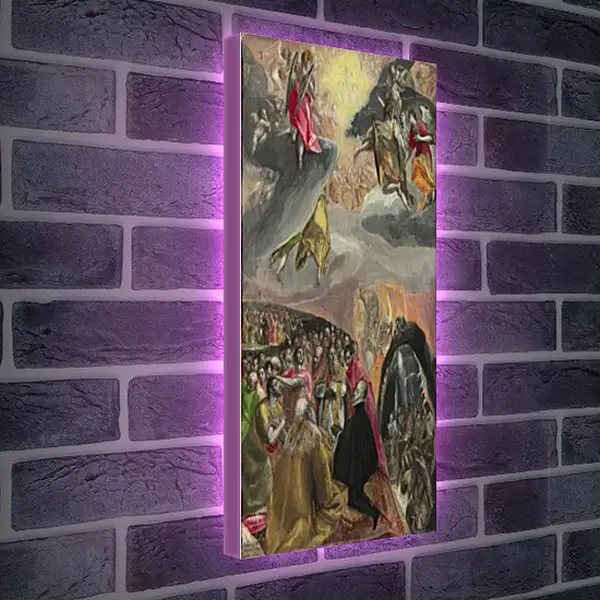 Лайтбокс световая панель - The Adoration of the Name of Jesus. Эль Греко Лайтбокс световая панель - The Adoration of the Name of Jesus. Эль Греко