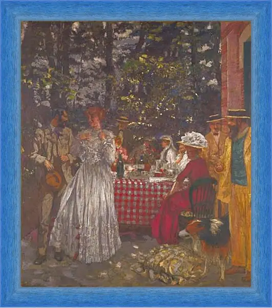 Картина в раме - The Terrace at Vasouy, the Lunch. Эдуар Вюйар Картина в раме - The Terrace at Vasouy, the Lunch. Эдуар Вюйар