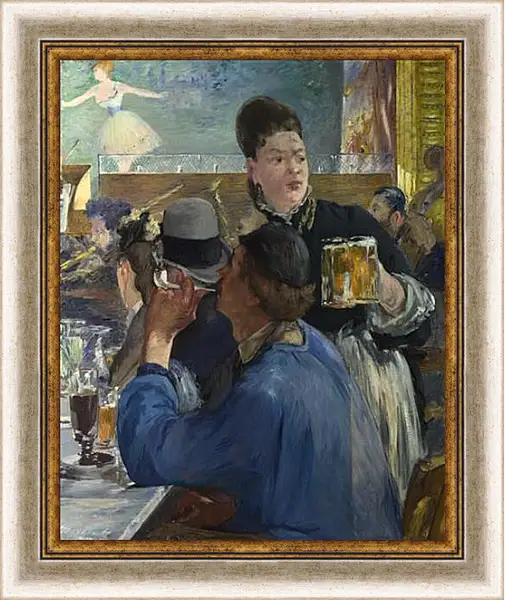 Картина в раме - Corner of a Cafe-Concert. Эдуард Мане Картина в раме - Corner of a Cafe-Concert. Эдуард Мане