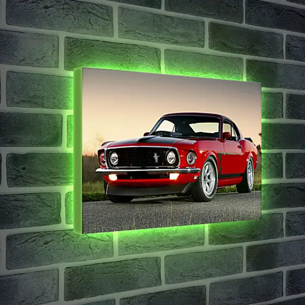 Лайтбокс световая панель - Ford mustang (Форд Мустанг) Лайтбокс световая панель - Ford mustang (Форд Мустанг)