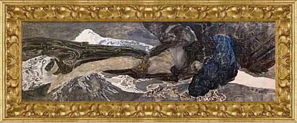 Картина в раме - Демон летящий. Врубель Михаил Картина в раме - Демон летящий. Врубель Михаил