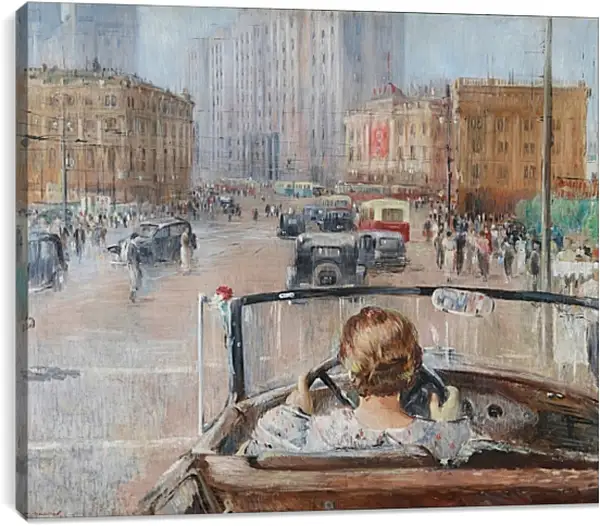Постер на подрамнике - Новая Москва. Пименов Юрий Постер на подрамнике - Новая Москва. Пименов Юрий