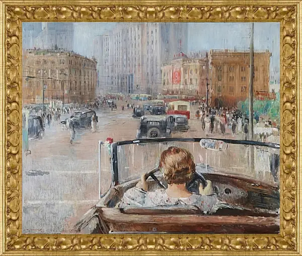 Картина в раме - Новая Москва. Пименов Юрий Картина в раме - Новая Москва. Пименов Юрий