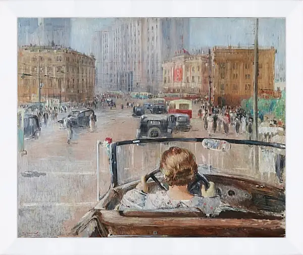 Картина в раме - Новая Москва. Пименов Юрий Картина в раме - Новая Москва. Пименов Юрий