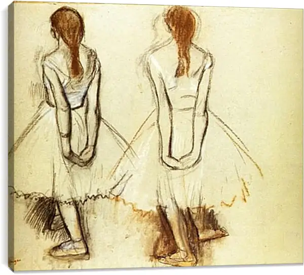 Постер на подрамнике - Etude pour la Petite danseuse de quatorze ans. Эдгар Дега Постер на подрамнике - Etude pour la Petite danseuse de quatorze ans. Эдгар Дега